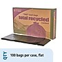 AbilityOne Envision 65 Gallon Industrial Trash Bag, 50" x 51", Low Density, 1.5 mil, Brown/Black, 100 Bags/Box (8105013862428)~#|#~sp176153085_sc7
