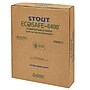 Stout EcoSafe-6400 30 Gallon Compostable Industrial Trash Bag, 30" x 39", Low Density, 1.1 mil, Green, 48 Bags/Box, 4 Rolls~#|#~sp176153127_sc7