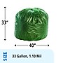Envision Controlled Life Cycle 33 Gallon Industrial Trash Bag, 33" x 40", Low Density, Green, 40 Bags/Box, 2 Rolls~#|#~sp176153264_sc7