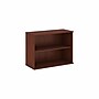 Bush Business Furniture 29"H 2-Shelf Bookcase with Adjustable Shelf, Hansen Cherry Laminated Wood (BK3036HC)~#|#~sp176153727_sc7