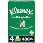 Kleenex Lotion Facial Tissue, 3-ply, 120 Sheets/Box, 4 Boxes/Pack (50179)~#|#~sp176163008_sc7