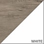 Bush Furniture Mayfield 5-Shelf 66"H Standard Bookcase with Doors, Pure White/Shiplap Gray (MAY019GW2)~#|#~sp176322747_sc7