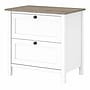 Bush Furniture Mayfield 2-Drawer Lateral File Cabinet, Letter/Legal, Pure White/Shiplap Gray, 30.79" (MAF131GW2-03)~#|#~sp176322795_sc7