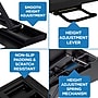 Mount-It! 32"W Rectangular Adjustable Metal Standing Desk Converter, Black (MI-7929BLK)~#|#~sp17662682_sc7