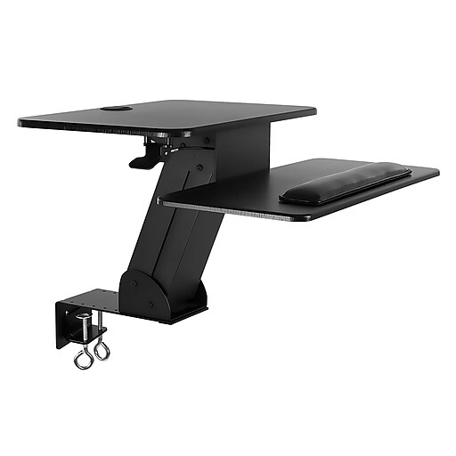 MountIt! Ergonomic Height Adjustable Tabletop Standing Desk With Clamp