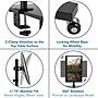Mount-It! 28"W Adjustable Steel Standing Desk with Monitor Mount, Black (MI-7942BLK)~#|#~sp17662720_sc7