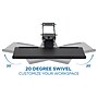 Mount-It! Under Desk Computer Keyboard and Mouse Tray, Black (MI-7135)~#|#~sp17662779_sc7