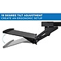 Mount-It! Under Desk Computer Keyboard and Mouse Tray, Black (MI-7135)~#|#~sp17662780_sc7