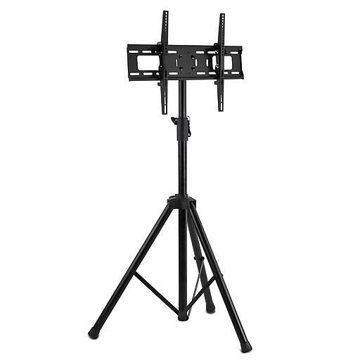 MountIt! Portable LCD Flat Panel TV Tripod Stand, Black (MI874) Staples