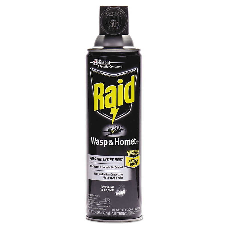 Raid Wasp and Hornet Killer, 14 oz. Aerosol Spray, 12/Carton (SJN668006) image 1