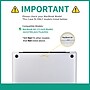 Techprotectus Hard-Shell Laptop Case with Keyboard Cover and Screen Protector, Clear, Plastic (TP-CYCL-MA13ST)~#|#~sp176718029_sc7
