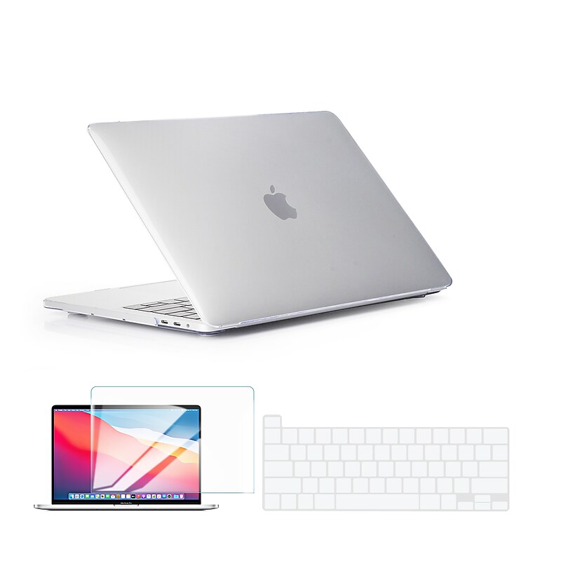Techprotectus Laptop Case with Keyboard Cover and Screen Protector, Clear, Plastic (TP-CYCL-MP16ST) image 1