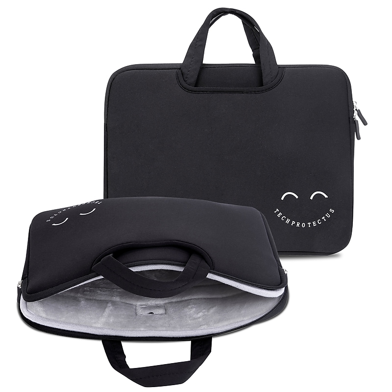Techprotectus Neoprene Laptop Sleeve for 11.6 & 12" Laptops, Black (TP-BK-NS11) image 1