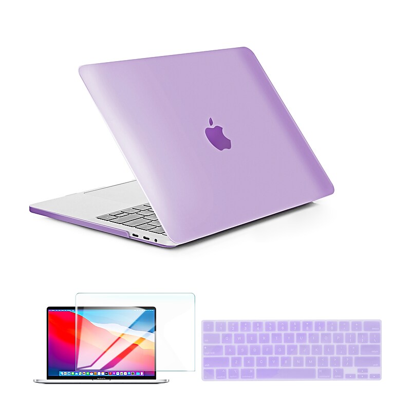 Techprotectus Laptop Case with Keyboard Cover and Screen Protector, Light Purple, Plastic (TP-LP-K-MA13M1) image 1