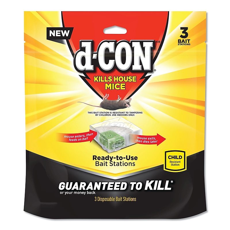 d-CON Disposable Bait Station for Rodents, 6/Carton (RAC99427) image 1