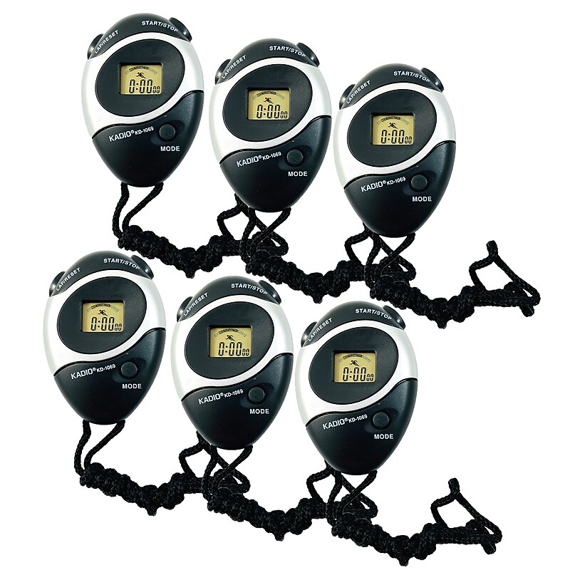 Supertek Digital Stopwatch, 6/Bundle (SKFCH12972-6) image 1