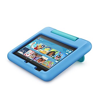 Amazon Fire 7 Kids, 12th Generation, 7" Tablet with Kid-Proof Case, WiFi, 16GB, Fire OS, Blue (B099HDR2Y6)