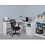 Regency Niche Mod 61" L-Desk Shell, White Wood Grain (NLDS612838WH)~#|#~sp17682245_sc7