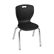 Regency Seating Andy 15" Polypropylene Stack Chair, Black (4520BK)