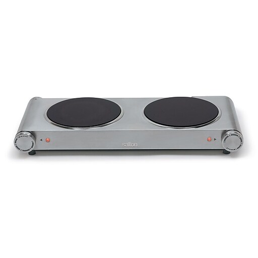 Salton Portable Infrared Cooktop Double (HP1269) Staples