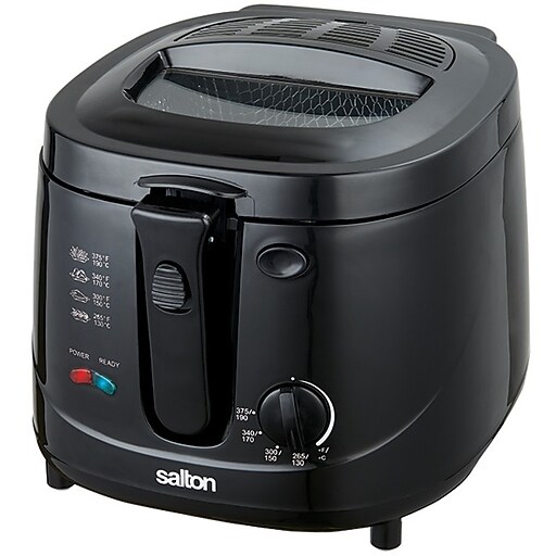 Salton 2.5 L Cool Touch Deep Fryer, Black (DF1240BK) Staples