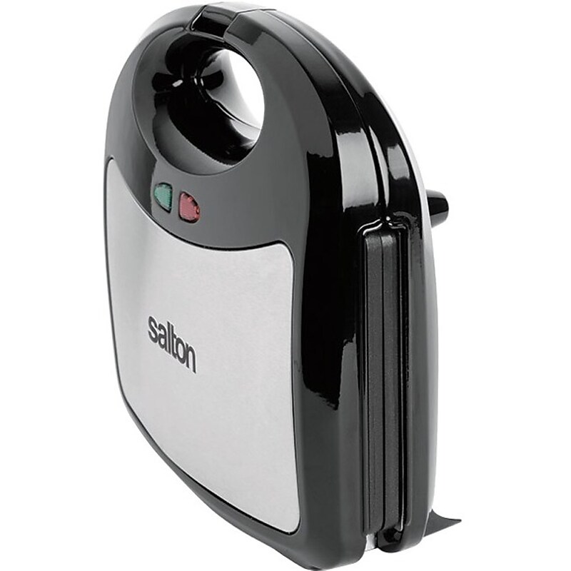 Salton 3 in 1 Grill, Sandwich & Waffle Maker, Stainless Steel (SM1543) image 1