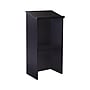 AdirOffice 46"H Floor Standing Lectern with Adjustable Shelf, Black (661-01-BLK)~#|#~sp17708488_sc7