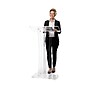 AdirOffice Acrylic Floor Standing Podium Lectern (661-02)~#|#~sp17708494_sc7