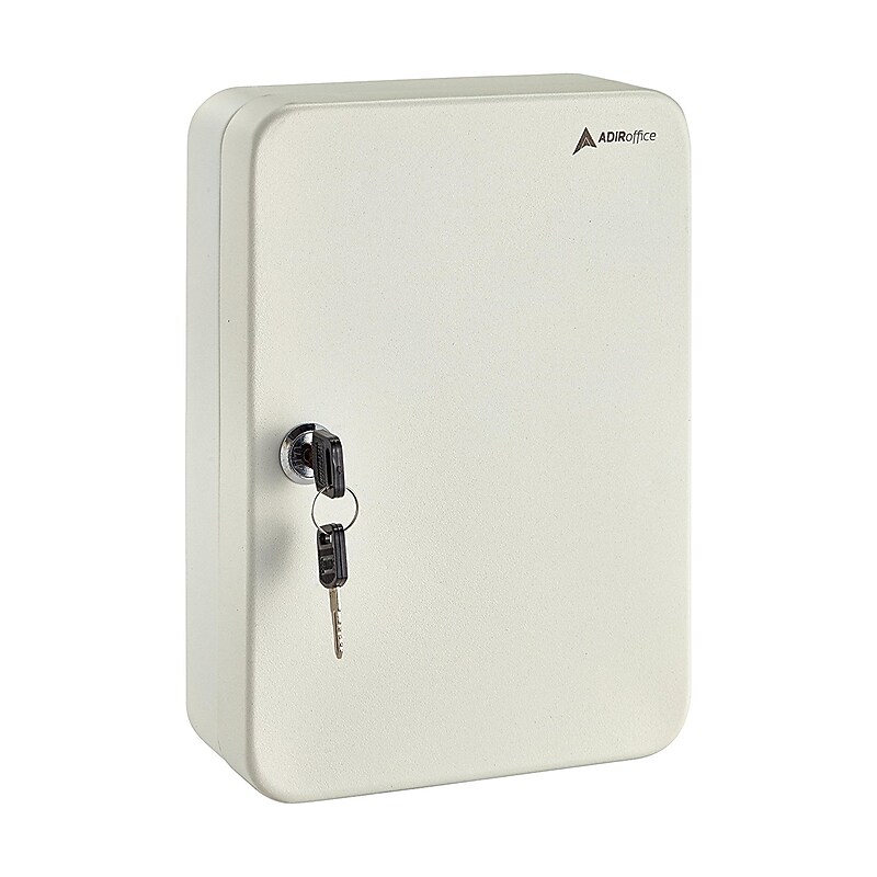 AdirOffice 48 Key Key-Lock Cabinet, White (681-48-WHI) image 1