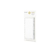 Noted by Post-it® White List Notes with Dot Border, 2.9" x 5.7", 100 Sheets/Pad (NTD5-36-DOT)