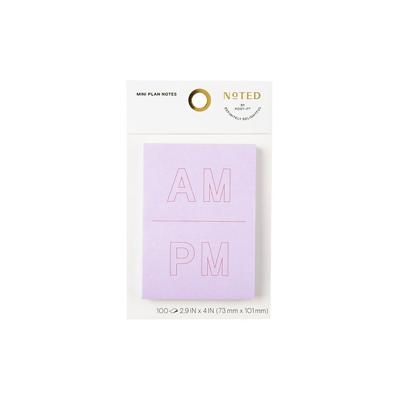 Post-it Noted Sticky Notes, 2.9" x 4", Lilac, 100 Sheets/Pad (NTD5-34-AP) image 1
