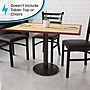 Flash Furniture 18'' Round Restaurant Table Base With 3'' Dia. Table Height Column, Black (XUTR18)~#|#~sp177393551_sc7