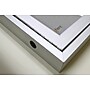 Ghent 3' H x 2' W Enclosed Vinyl Bulletin Board with Satin Frame, 1 Door, Silver (PA13624VX-193)~#|#~sp17740267_sc7