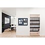 Ghent Ovation 4' H x 6' W Enclosed Fabric Bulletin Board with Gray Frame, 3 Door, Gray (OVG5-F91)~#|#~sp17740413_sc7