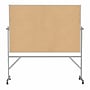 Ghent 4' H x 6' W Reversible Cork Bulletin Board with Aluminum Frame (ARKK46)~#|#~sp17740488_sc7