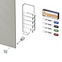 Ghent Harmony Glass Dry-Erase Whiteboard, Gray, 4'H x 6'W (HMYSN46GY)~#|#~sp17740981_sc7