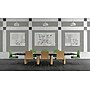 Ghent Harmony Frosted Glass Whiteboard with Radius Corners, 4'H x 8'W (HMYRN48FR)~#|#~sp17741017_sc7
