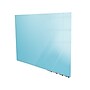Ghent Aria Low Profile Magnetic Glass Whiteboard, 4'H x 8'W, Blue (ARIASM48BE)~#|#~sp17741110_sc7