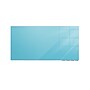 Ghent Aria Low Profile Magnetic Glass Whiteboard, 4'H x 8'W, Blue (ARIASM48BE)~#|#~sp17741112_sc7