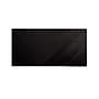 Ghent Aria 4'H x 6'W Low Profile Glass Whiteboard, Black (ARIASN46BK)~#|#~sp17741172_sc7