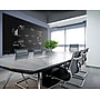 Ghent Aria 4'H x 6'W Low Profile Glass Whiteboard, Black (ARIASN46BK)~#|#~sp17741174_sc7