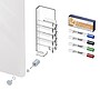 Ghent Harmony Glass Whiteboard with Radius Corners, 4'H x 6'W (HMYRN46WH)~#|#~sp17741328_sc7