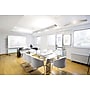 Ghent Nexus IdeaWall 76"H x 76"W Mobile 2-Sided Porcelain Magnetic Whiteboard (NEX206MW-FR)~#|#~sp17741419_sc7