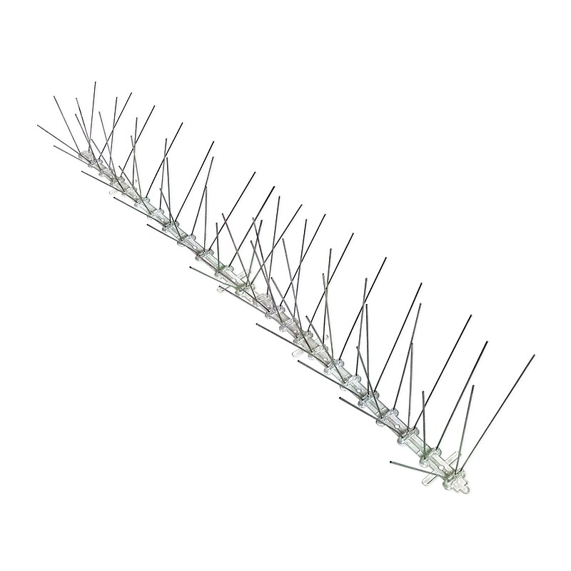 Bird-X Stainless Steel Bird Spikes, Deterrent, 10 Ft. (STS-10) image 1