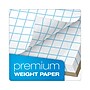 Ampad Graph Writing Pad 8-1/2x11", Quad Ruling Graph Paper, 8 Squares/Inch, White, 50 Sheets/Pad~#|#~sp177517692_sc7
