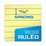 TOPS Legal Pad Notepad, 8.5" x 11.75", Wide Ruled, Canary, 50 Sheets/Pad, Dozen (7532)~#|#~sp177517718_sc7