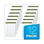Ampad Earthwise Notepads, 8.5" x 11.75", Wide Ruled, White, 50 Sheets/Pad, 12 Pads/Pack (TOP 20-172R)~#|#~sp177517723_sc7