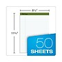 Ampad Earthwise Notepads, 8.5" x 11.75", Wide Ruled, White, 50 Sheets/Pad, 12 Pads/Pack (TOP 20-172R)~#|#~sp177517724_sc7