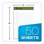 Ampad Earthwise 100% Recycled Ruled Pad,  5x8", Jr. Legal Ruling, White, 50 Sheets/Pad, 12 Pads/Pack (20152)~#|#~sp177517740_sc7