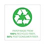 Ampad Earthwise 100% Recycled Ruled Pad,  5x8", Jr. Legal Ruling, White, 50 Sheets/Pad, 12 Pads/Pack (20152)~#|#~sp177517743_sc7